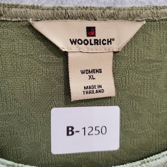 Woolrich Women Sweater XL Green Floral Long Sleeve Round Neck - Picture 6 of 7